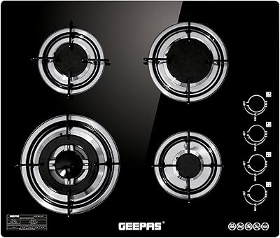 Cuisinière à gaz geepas gk4410 4 brûleurs