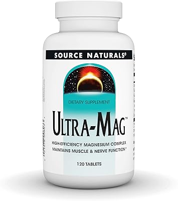 Complexe de magnésium ultra puissant source naturals - maintient la fonction musculaire
