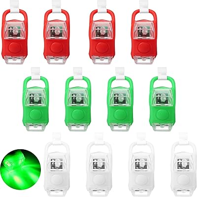 12 pièces lumières de navigation pour kayak led veilleuses de sécurité pour bateau