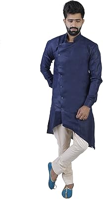 Kurta coupe régulière pour hommes marron