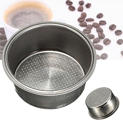 Panier filtre à café générique réutilisable en acier inoxydable non pressurisé pour cafetières