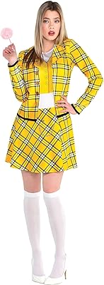 Ensemble de costumes transparents amscan clueless pour femme - taille standard - jaune