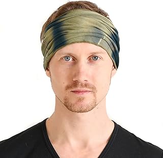 Bandeau pour femme - bandeau hippie kaki teint à la main bohème japonais