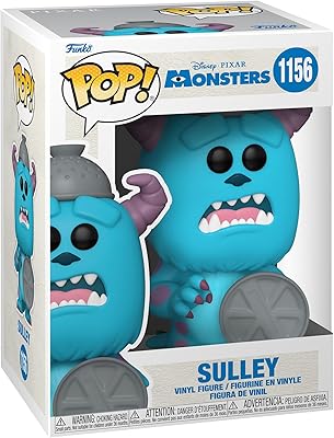 Funko pop disney : monsters inc. 20th sulley avec couverture, figurine 57744, multicolore