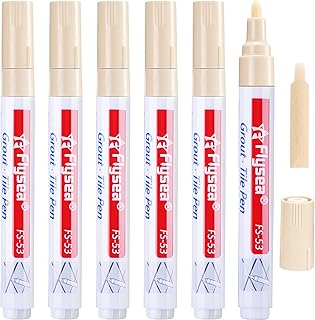 6 pièces stylo de réparation de coulis d'avoine de carrelage stylo de réparation