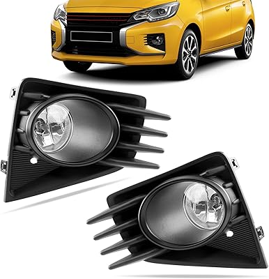 Phares antibrouillard dlaa pour mitsubishi mirage-attrage 2020 2021 ensemble de phares avant