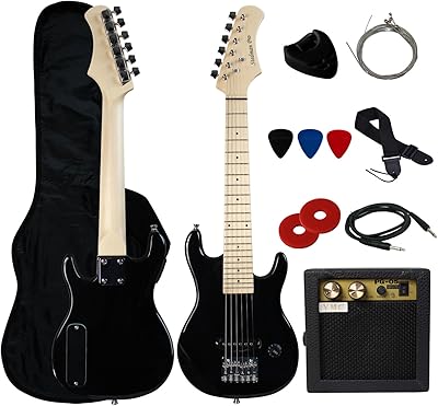 Ensemble de guitare électrique ymc 30 pouces pour enfants avec amplificateur de 5