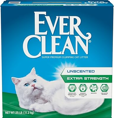 Litière agglomérante extra-forte pour chat ever clean, non parfumée, 25 lb