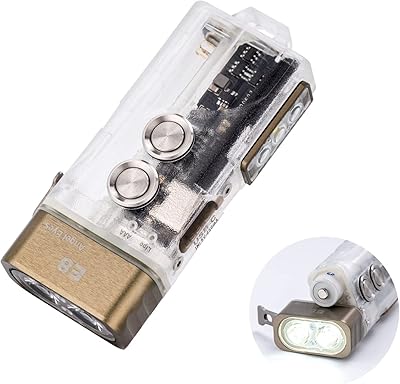 Lampe de poche porte-clés rovyvon e8 700 lumens lumière edc ultra