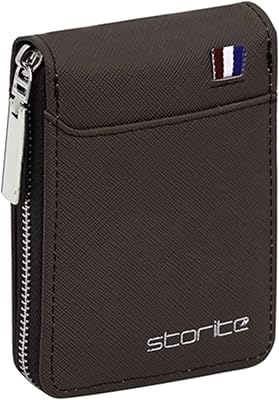 Porte-monnaie storright en cuir pu avec 9 emplacements verticaux pour cartes de crédit