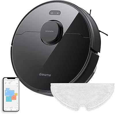 Aspirateur robot et vadrouille dream d9 max, aspiration puissante de 4 000 pa