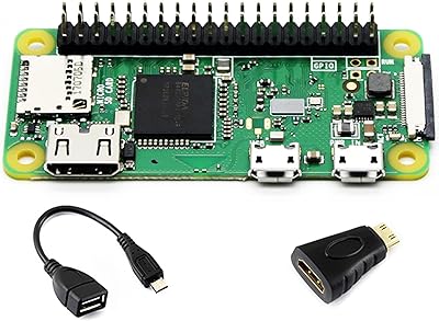 3 pièces raspberry pi zero wh avec connecteurs gpio 40 broches pré-soudés