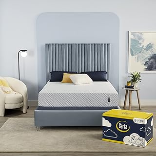 Matelas serta 10" en mousse à mémoire de forme à gel rafraîchissant, simple