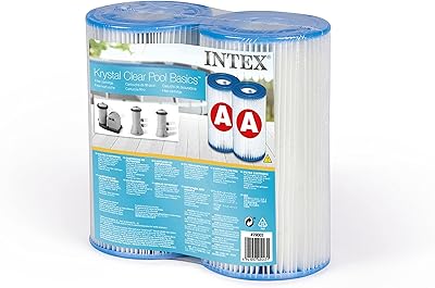 Intex 2 x filtre de remplacement a cartouche pompe piscine