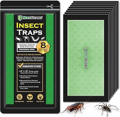 Piège à insectes extra large maxguard (8 pièces) | panneau de colle pré-comprimé