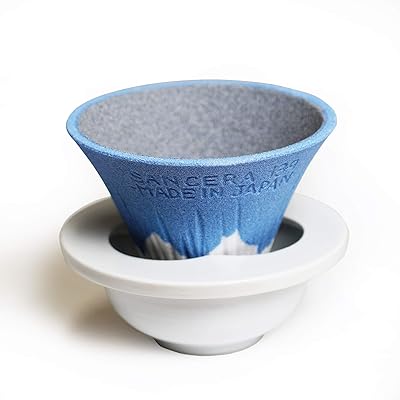 Filtre à café réutilisable en céramique gotouchi, sans papier, filtre à café japonais