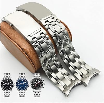 Bracelet en acier inoxydable argenté 316l 20 mm 22 mm pour accessoires de montre omega ocean 007 seamaster 300 (largeur du bracelet : 22 mm) (20 mm). Un océan de bonnes affaires sur Diaytar Sénégal