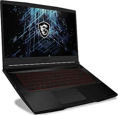 Ordinateur portable msi slim gf63 avec processeur core i5-11400h de 11e génération, rtx