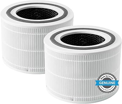 Filtre de remplacement pour purificateur d'air levoit core300 true hepa 3-en-1