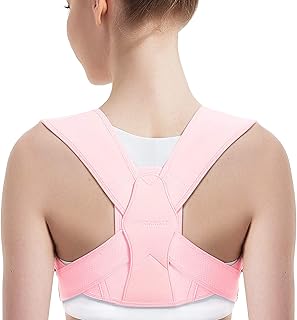 Correcteur de posture pour femmes et hommes orthèse réglable pour le haut du
