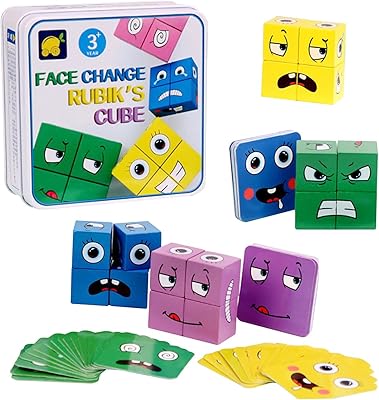 Mamo bear jeux de puzzle de cubes assortis pour enfants âgés de 4