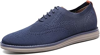 Kinoft chaussures en toile pour hommes, chaussures décontractées en maille tricotée respirante, chaussures