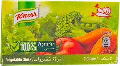 Cubes de bouillon de légumes knorr 18 grammes