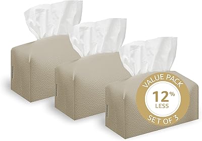 Le art lot de 3 supports de couverture pour boîte à mouchoirs