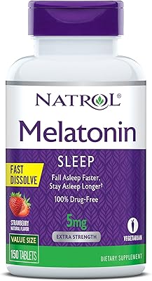 Les comprimés de mélatonine à dissolution rapide natrol vous aident à vous endormir
