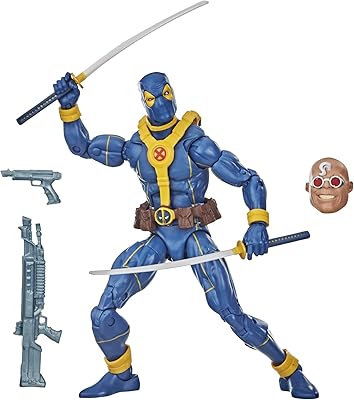 Figurine deadpool de la série marvel legends de hasbro, 6 pouces de hauteur