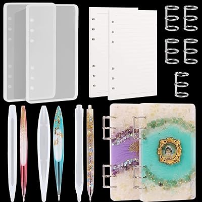 Ensemble complet de moules pour stylos et cahiers en résine silicone