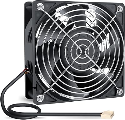 Ki fanclub ventilateur d'ordinateur cfm élevé 12v 4 broches pwm puissant