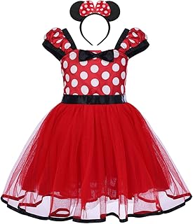 Costume fantaisie à pois pour fête de princesse, mariage, anniversaire, baby shower, baptême