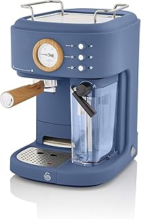 Machine à expresso swan nordic one touch bleue pression 15 bars