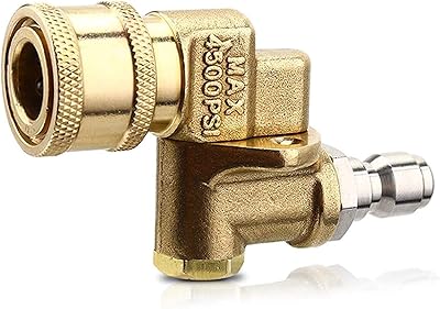 Buse/raccord pivotant à 90 degrés robuste pioneer pour nettoyeurs haute pression