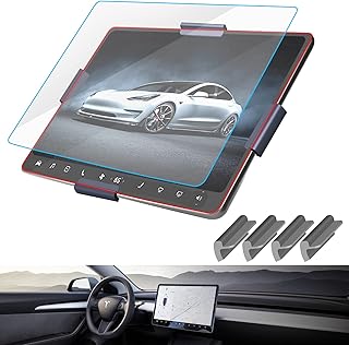 Protecteur d'écran de voiture en verre trempé pour écran tactile tesla model 3