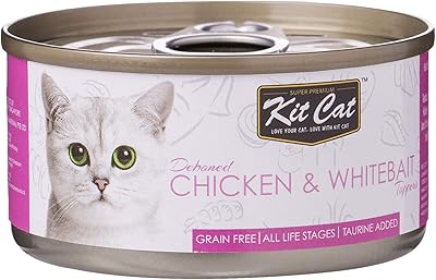 Nourriture en conserve pour chats kit kat au poulet et blanc de depond