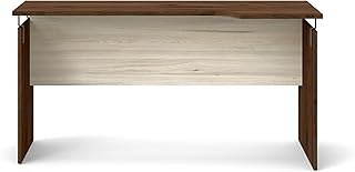 Bureau santiago en bois moléculaire tiflum, 80656, noyer et jasmond h74,5 cm x