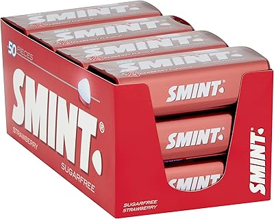 Bonbons à la menthe et aux fraises sans sucre - 50 pièces
