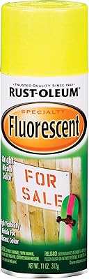 Spray spécialisé rust-oleum, jaune fluorescent 11 oz/312 g, 1942830