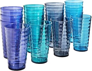 Gobelets en plastique splash 18 oz | ensemble économique de 16 en 4