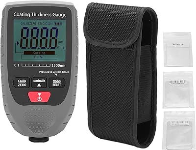 Testeur d'épaisseur de peinture de voiture numérique lcd portable gm998