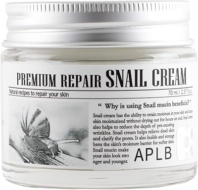 Crème hydratante aplp premium à l'extrait d'escargot pour les soins de la peau