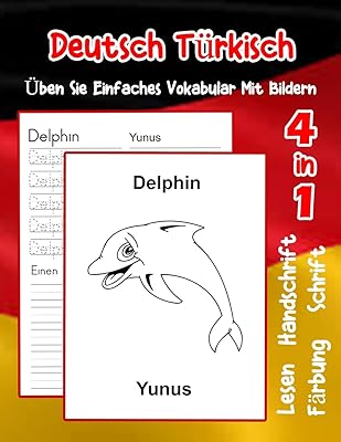 Pratiquez le vocabulaire simple allemand turc avec des images : améliorez le vocabulaire