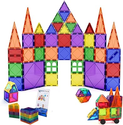 Blocs de construction de carreaux magnétiques pour garçons et filles, jouets de construction