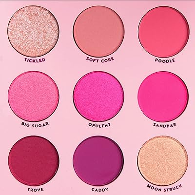 Palette de fards à paupières colourpop oh la la - ombre rose monochrome