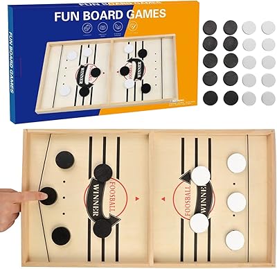 Jeu de société de fronde rapide de grande taille gandant pour adultes et enfants, jeu de société de baby-foot slingback, jeu de hockey sur table slingshot, jeu de hockey d'échecs rebondissant – Photo produit Dakar Sénégal – Livraison rapide Jeu de société de fronde rapide de grande taille gandant pour adultes et enfants, jeu de société de baby-foot slingback, jeu de hockey sur table slingshot, jeu de hockey d'échecs rebondissant. Diaytar : Le e-commerce qui respecte votre budget