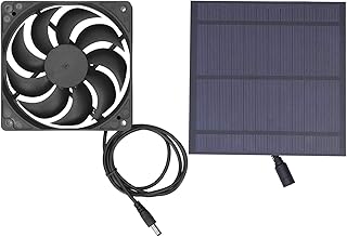 Kit de panneaux solaires avec ventilateur, chargeur de cellules solaires en silicium monocristallin