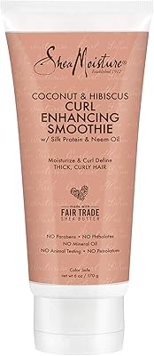Smoothie stimulant les boucles au karité pour cheveux épais et bouclés avec noix