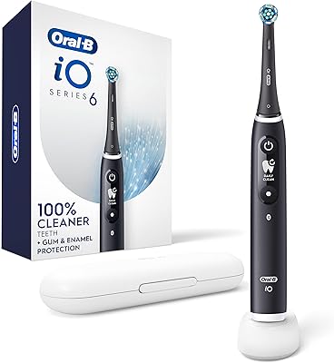 Brosse à dents électrique oral-b eo series 6 avec tête de brosse, noir